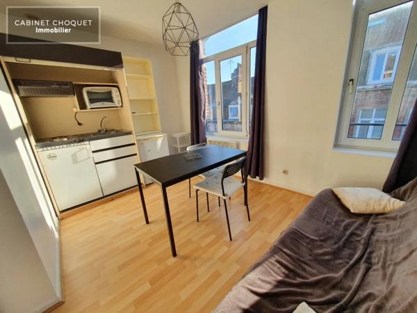 F2 EQUIPE AVEC CAVE A LOUER - LILLE SAINT MAURICE PELLEVOISIN - 27 m 2 - 576 € charges comprises par mois