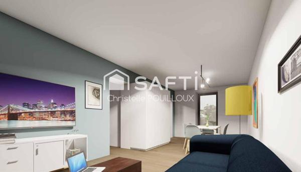 Appartement réhabilité haut de gamme, 2 chambres, terrasse, parking