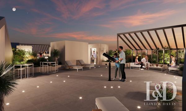 Port Marianne T2 dernier étage - terrasse 40m² !