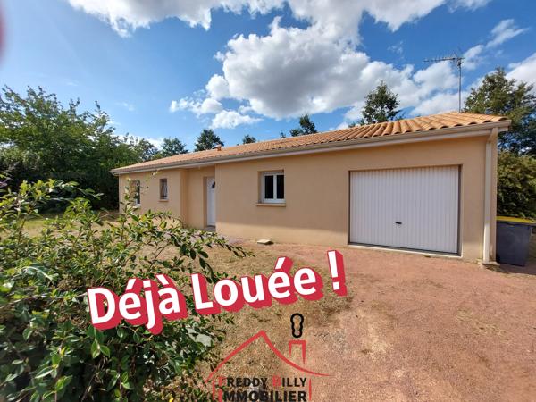 Pavillon plain pied - 3 ch - garage et jardin clos