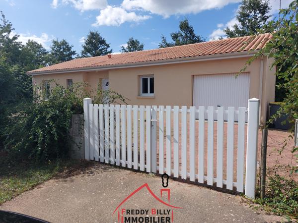 Pavillon plain pied - 3 ch - garage et jardin clos