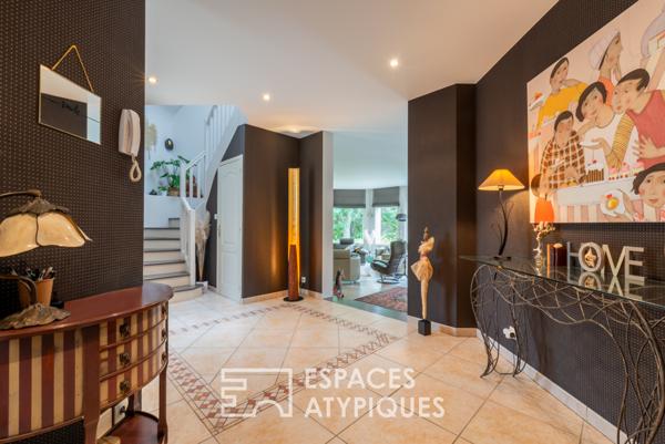 Contemporaine familiale avec vue