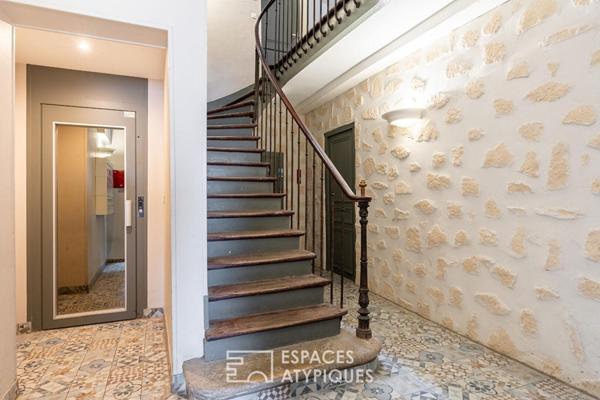 Superbe duplex avec terrasse, place du marché de Saint Germain en Laye