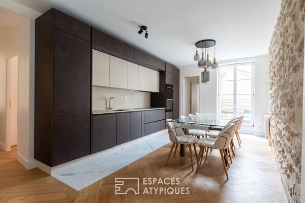 Superbe duplex avec terrasse, place du marché de Saint Germain en Laye