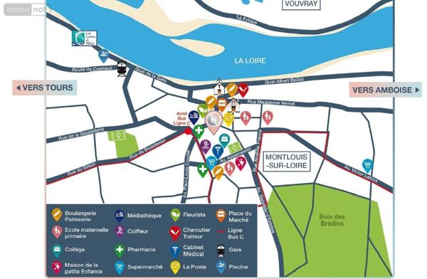 Appartement à vendre à Montlouis-sur-Loire dans l'Indre-et-Loire (37270), ref : 013/1488   
MONTLOUIS SUR LOIRE