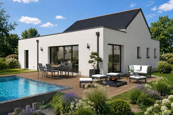 Terrain + Maison à vendre 4 pièces - 90 m²