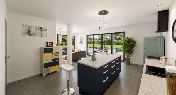 Terrain + Maison à vendre 4 pièces - 90 m²