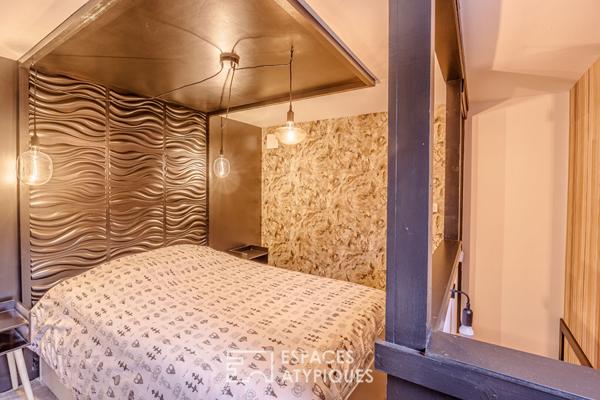 Loft de caractère dans une ancienne salle des fêtes, à deux pas de la ville