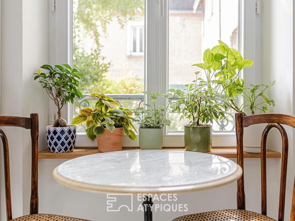 Maison de caractère autour d’un jardin intimiste