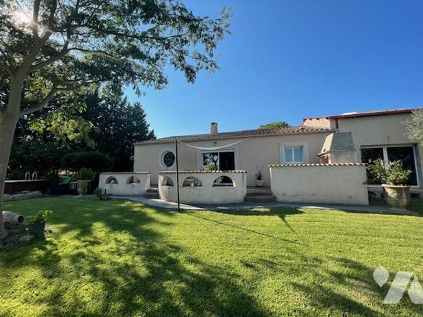 Villa T4 plus dépendances à vendre Montbazin dans l'Hérault (34),