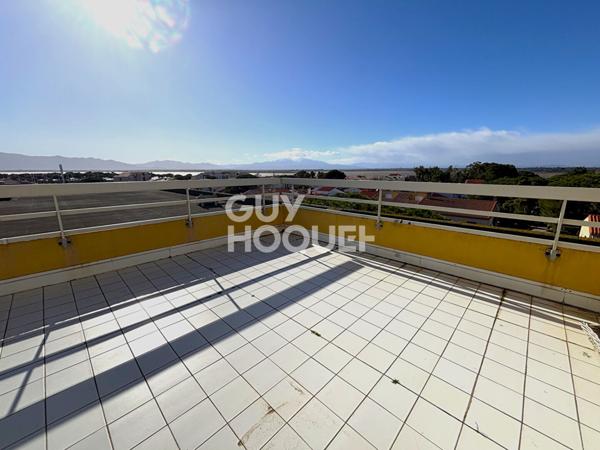 Appartement T2 - Vue Canigou - dernier étage avec terrasse de 30m²