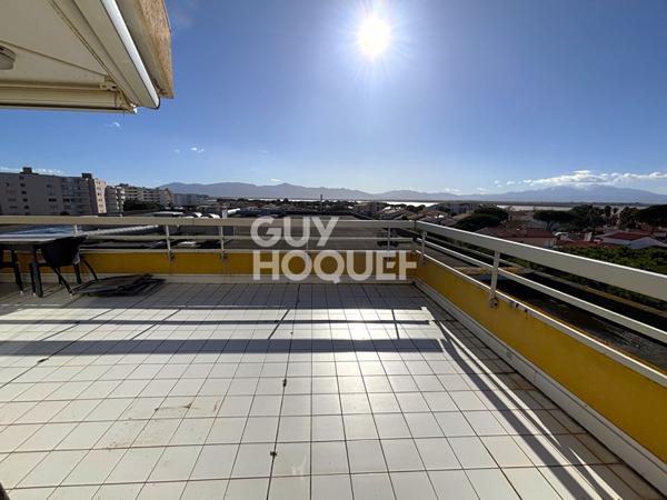 Appartement T2 - Vue Canigou - dernier étage avec terrasse de 30m²