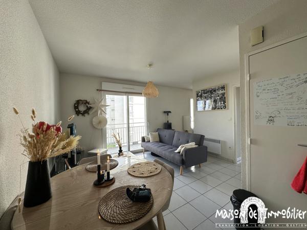 Vente Appartement 3 pièces - 42m² - Garage individuel et balcon - Investissement locatif - COGNAC (16)