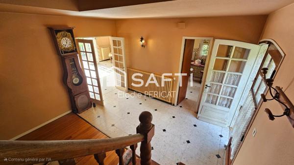 Maison familiale 5 chambres, vue et grand terrain