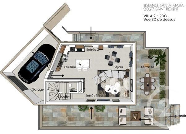 Maison à vendre  4 pièces - 124,50 m2 ST FLORENT - 202