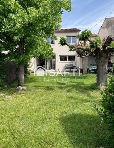 Maison T5 de 106 m2 avec garage et jardin de 300 m2