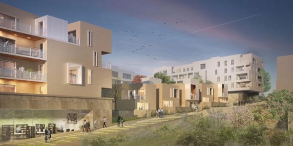 Dpt Rhône (69), à louer SATHONAY CAMP Locaux/bureaux avec vitrines sur rue, de 198m2 en centre ville, brut de béton