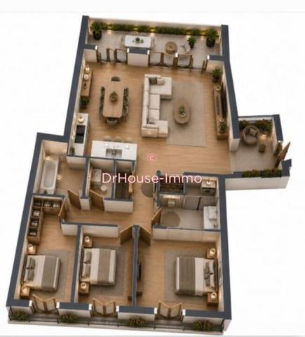Appartement à vendre 4 pièces de 95 m²