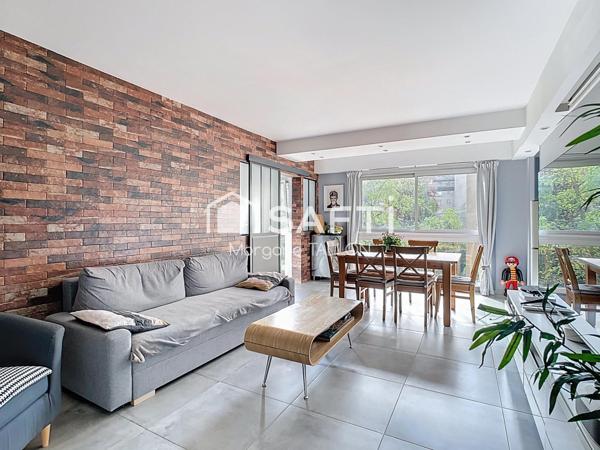Agréable 4 pièces dans résidence verdoyante