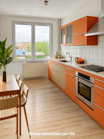 Apt Lille 2 pièce(s) 49 m2, 1chambre et une cave. Jardin collectif