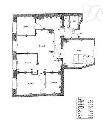 Boutique + local commercial Rue de Richelieu VIDE