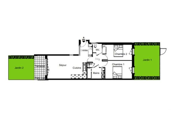 Appartement à vendre 3 pièces 62 m² Melun