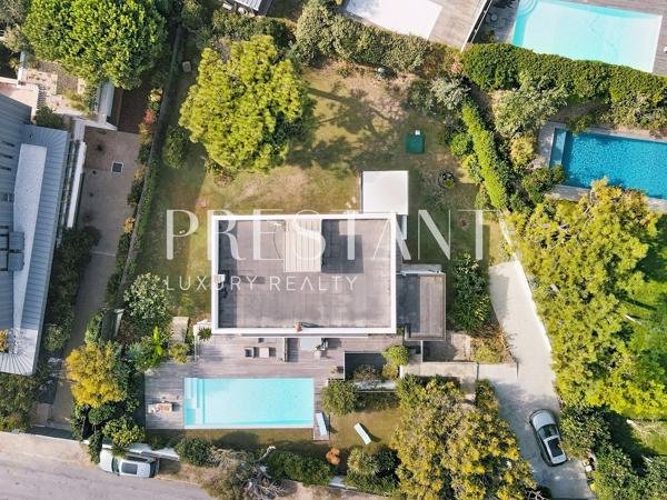 Villa d’architecte de 240 m² à Chiberta, vue mer depuis le toit-terrasse, ANGLET
