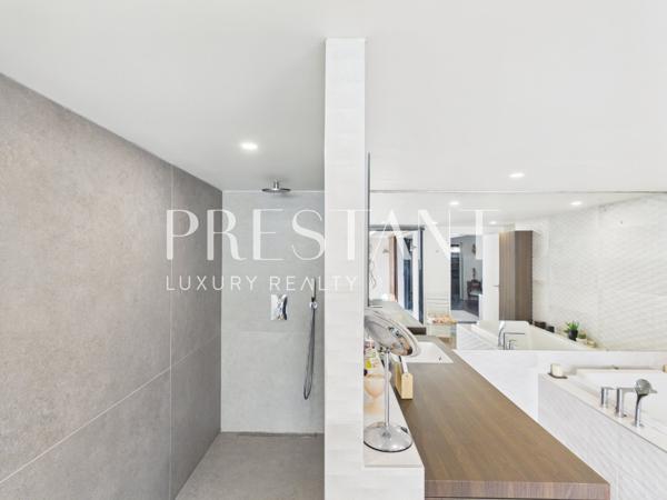 Villa d’architecte de 240 m² à Chiberta, vue mer depuis le toit-terrasse, ANGLET