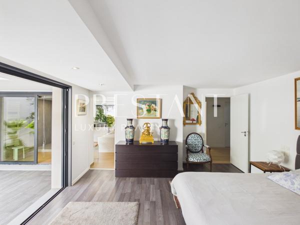 Villa d’architecte de 240 m² à Chiberta, vue mer depuis le toit-terrasse, ANGLET
