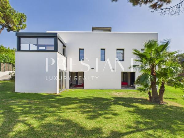 Villa d’architecte de 240 m² à Chiberta, vue mer depuis le toit-terrasse, ANGLET