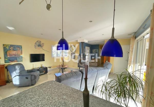 Maison 4 faces, 125 m² de plain-pied, T4, 1300 m² de parcelle