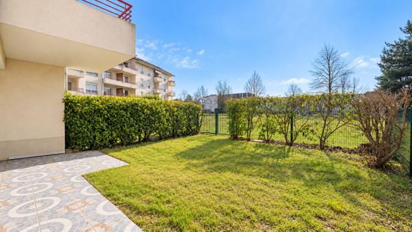 À VENDRE ? APPARTEMENT T4 EN REZ-DE-JARDIN À SAINT-JULIEN-EN-GENEVOIS, PROCHE DOUANE DE PERLY