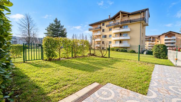 À VENDRE ? APPARTEMENT T4 EN REZ-DE-JARDIN À SAINT-JULIEN-EN-GENEVOIS, PROCHE DOUANE DE PERLY