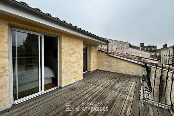 Maison en pierre avec terrasses idéale pour colocation