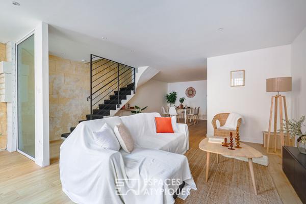 Maison en pierre avec terrasses idéale pour colocation