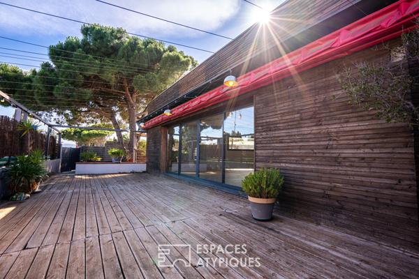 Ancien restaurant modulable en maison contemporaine ou espace professionnel