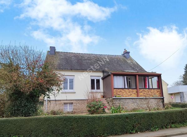 Maison à vendre à Naizin centre bourg - 3 chambres - sous-sol - 10 minutes de Pontivy et Locminé