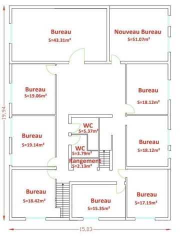 Local d’activité à vendre 700 m² Saint-Martin-sur-le-Pré