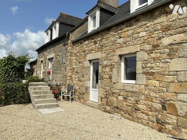 Ensemble de maisons d'habitations avec jardin