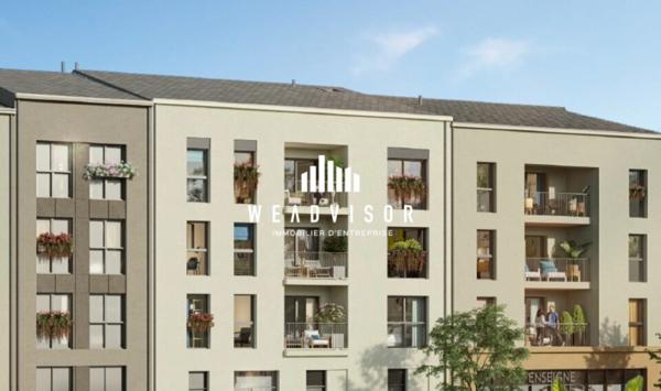 À vendre  Local professionnel/bureaux d'environ 40,90 m² avec terrasse de 25,60 m²  Tours Nord