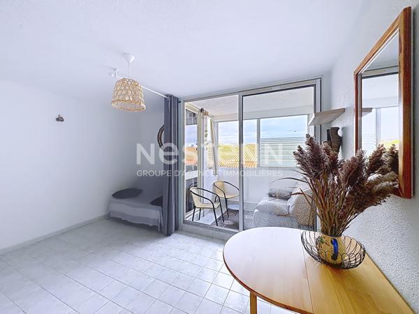 Charmant studio lumineux de 22.5 m² avec loggia à deux pas de la mer, Saint-Pierre-La-Mer - Fleury