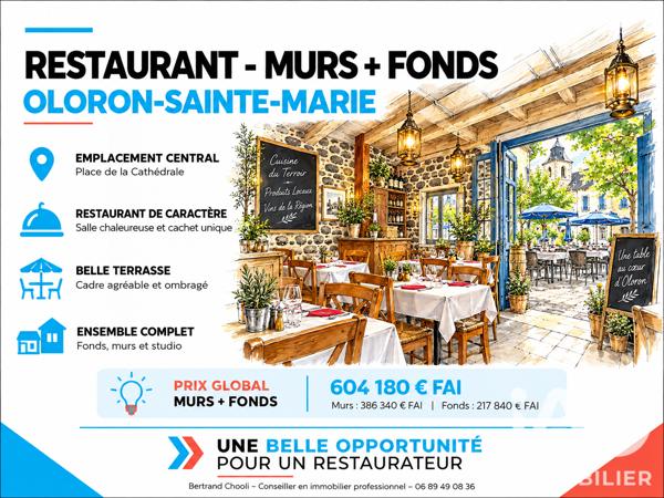 Restaurant à vendre 120 m² Oloron-Sainte-Marie