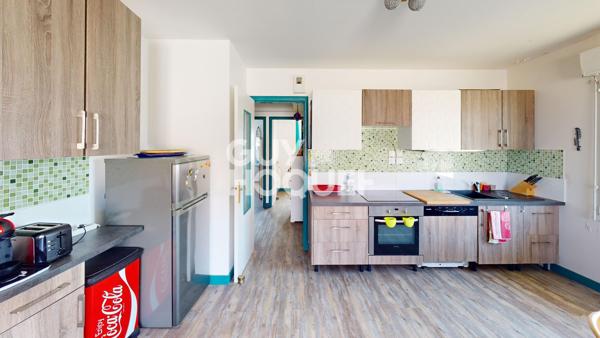 Bel appartement T3 de 54 m2 à Mimizan-plage avec vue océan.