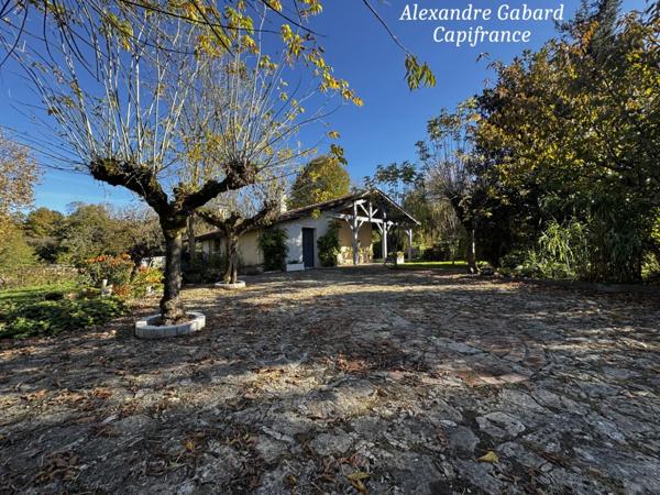 Maison de plain-pied - 3 chambres et bureau - 3 hectares de terrain