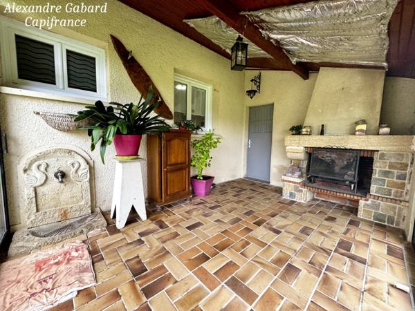 Maison de plain-pied - 3 chambres et bureau - 3 hectares de terrain