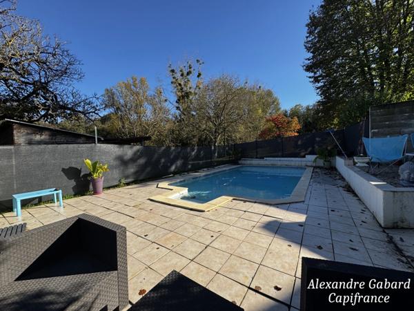 Maison de plain-pied - 3 chambres et bureau - 3 hectares de terrain