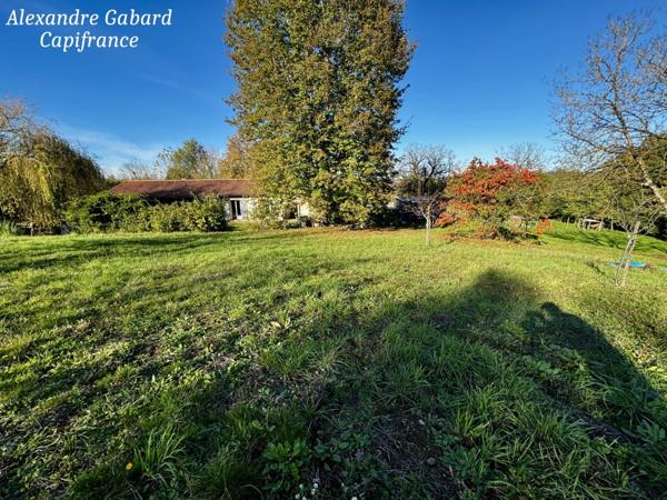 Maison de plain-pied - 3 chambres et bureau - 3 hectares de terrain
