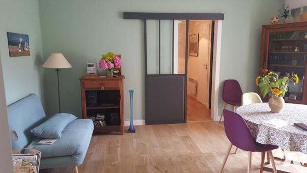 Bel aperçu Mer pour cet appartement traversant en Rez-de-jardin