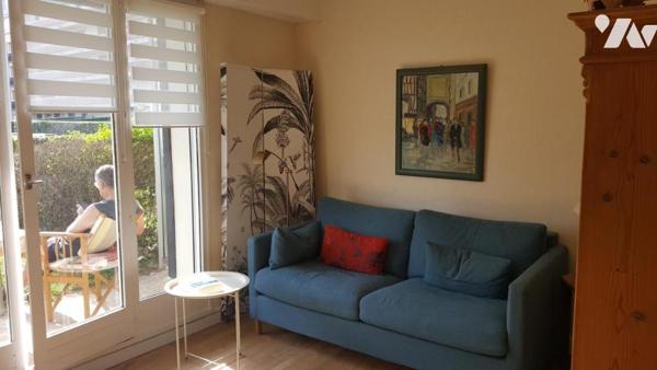 Bel aperçu Mer pour cet appartement traversant en Rez-de-jardin