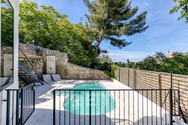 Marseille 7è Roucas Blanc - maison d'architecte avec piscine